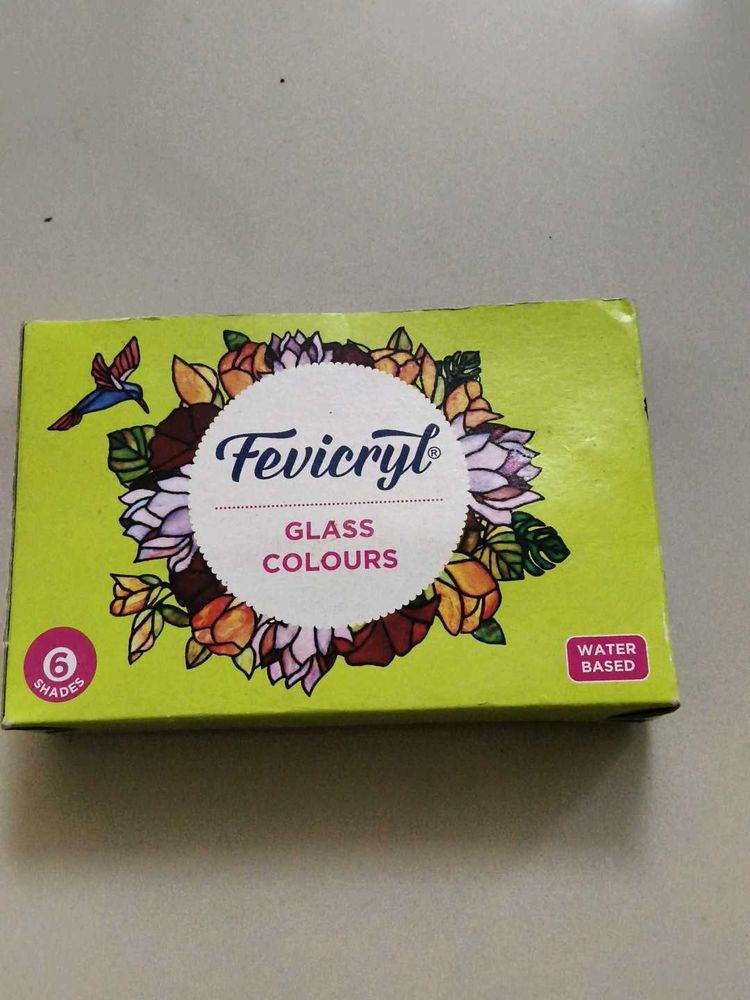 Fevicryl Glass Colours - 6 Shades