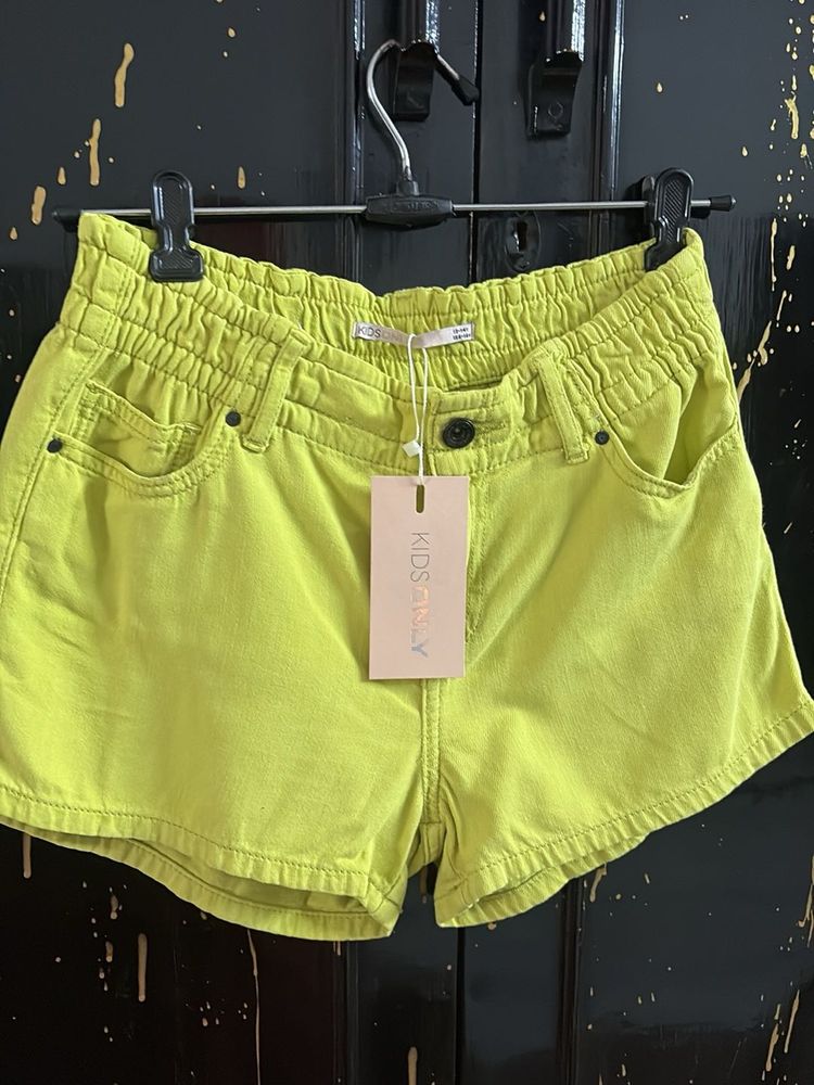 Only Kids Neon Casual Shorts