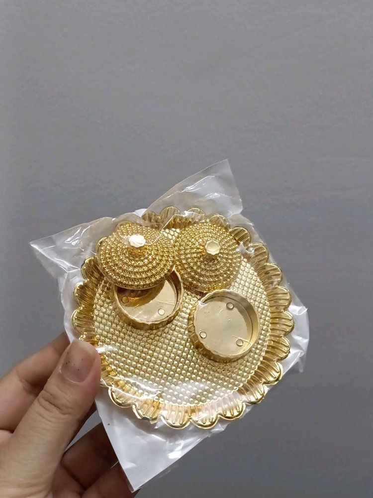 Decorative Pooja Thali Set