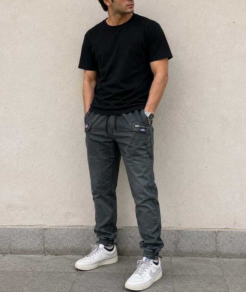 Men's Dark Grey Jogger Pants