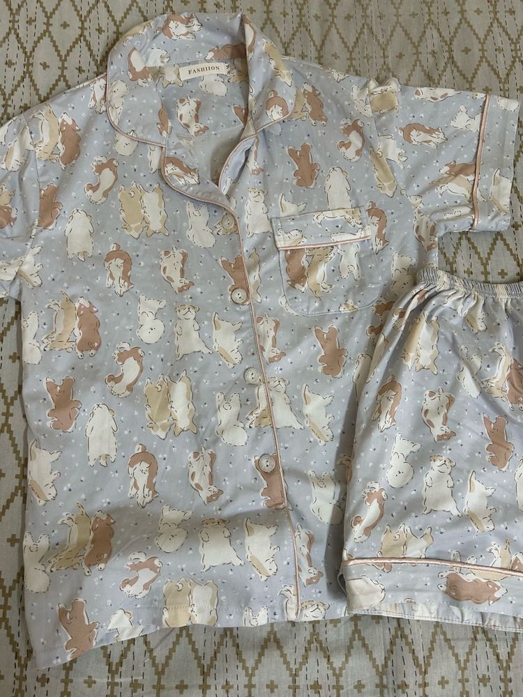 Savana Cute Cartoon Pajama Set