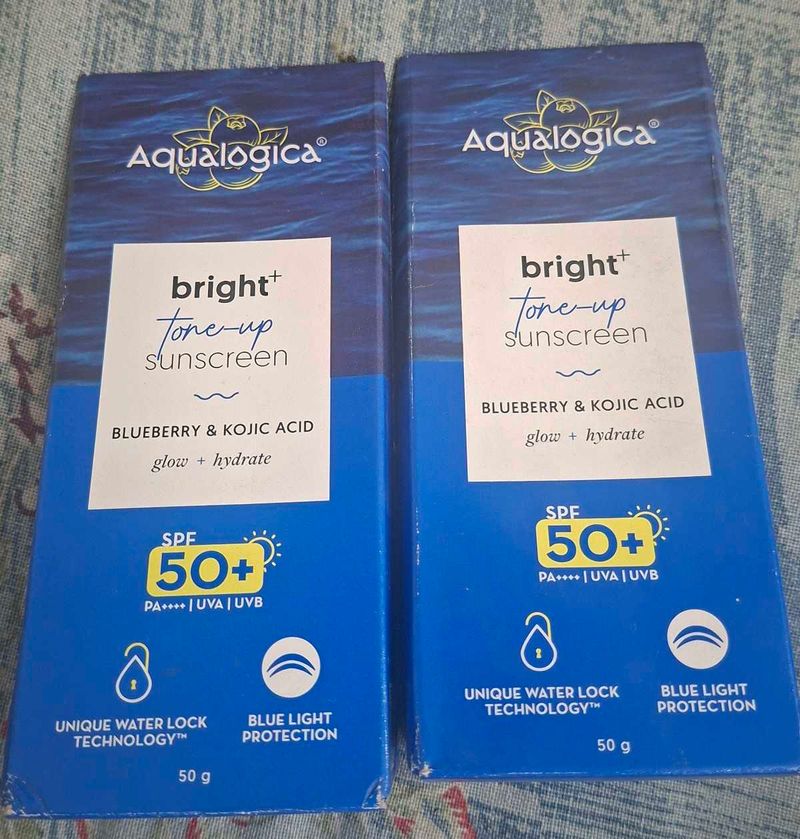 Aqualogica Bright Tone-Up Sunscreen SPF 50+
