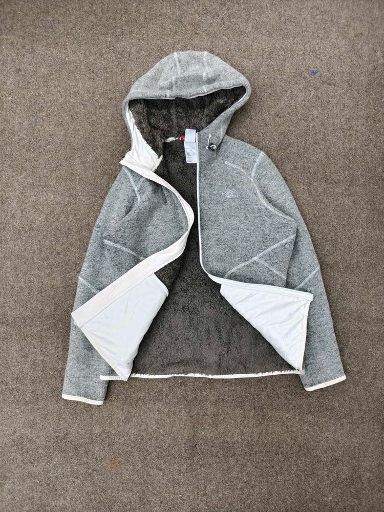 The North Face Gray Fleece Hoodie