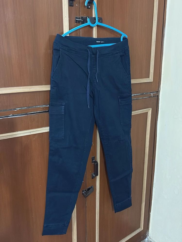 Navy Blue Cargo Pants