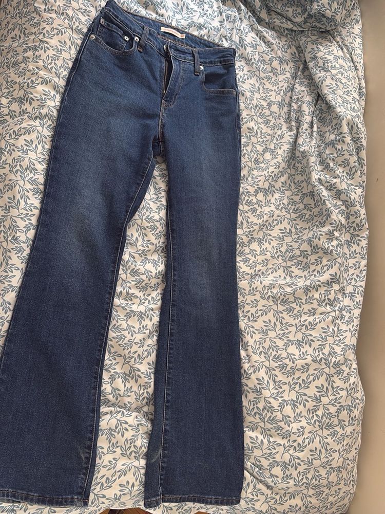 Levi’s Bootcut Dark Blue Denim Jeans