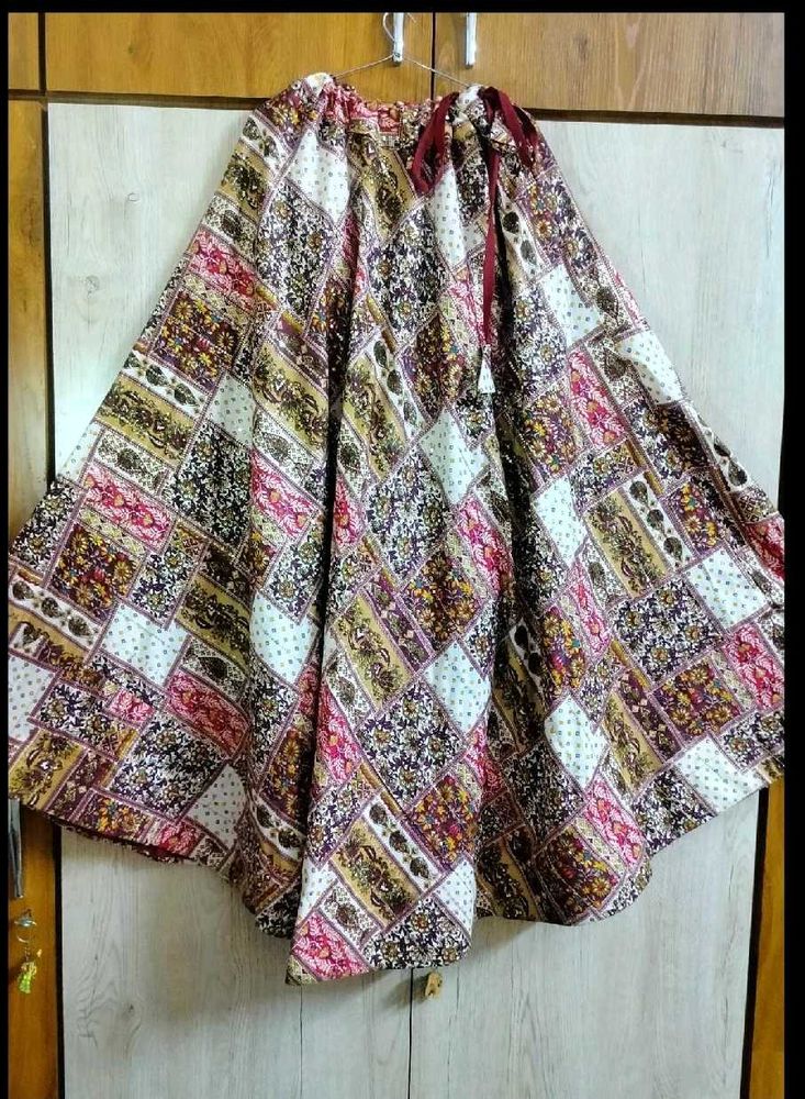 Bohemian Patchwork Maxi Skirt and blouse