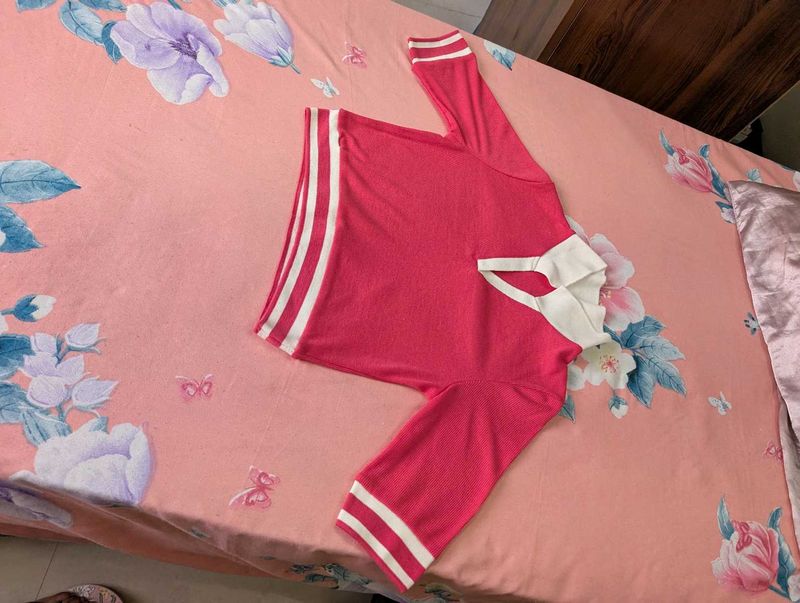 💖 Barbie Pink Ribbed Knit Top | Trendy Y2K