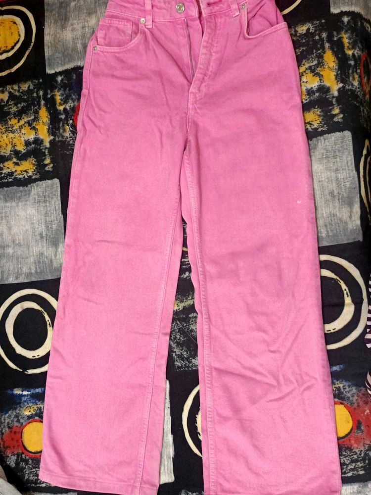 Pink baggy Jeans