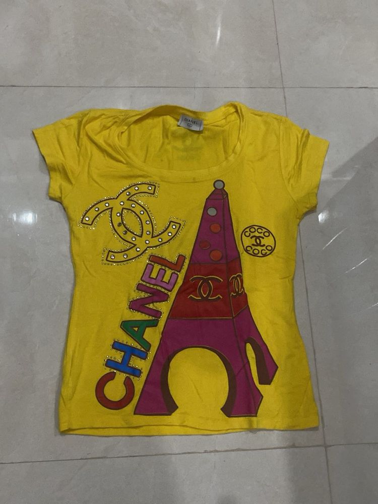 Chanel Logo T Shirt