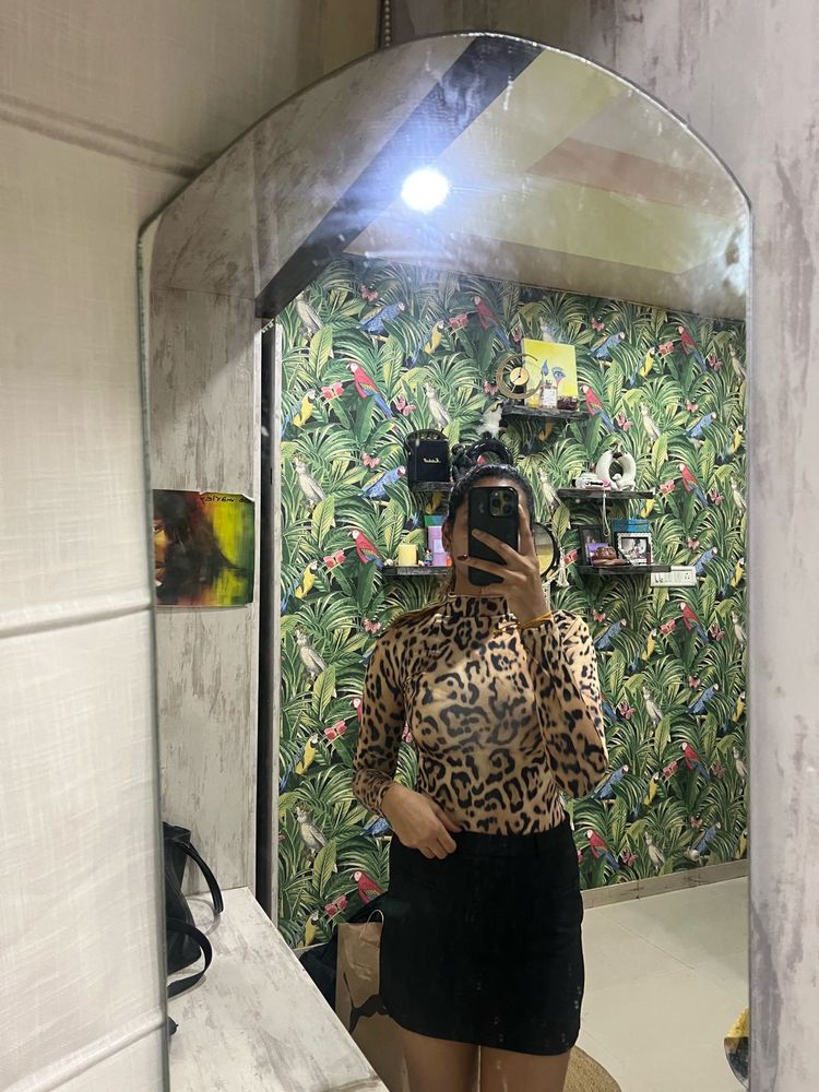 H&amp;M Leopard Print Top