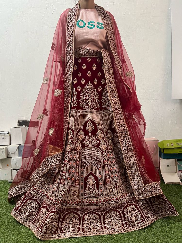 new un stiched bridal lehenga choli set