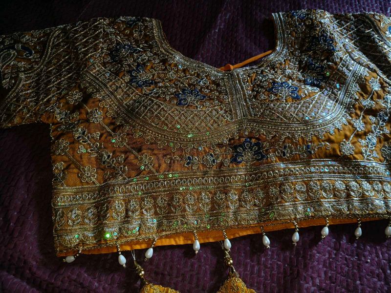 Brand New saree with heavy stitched blouse