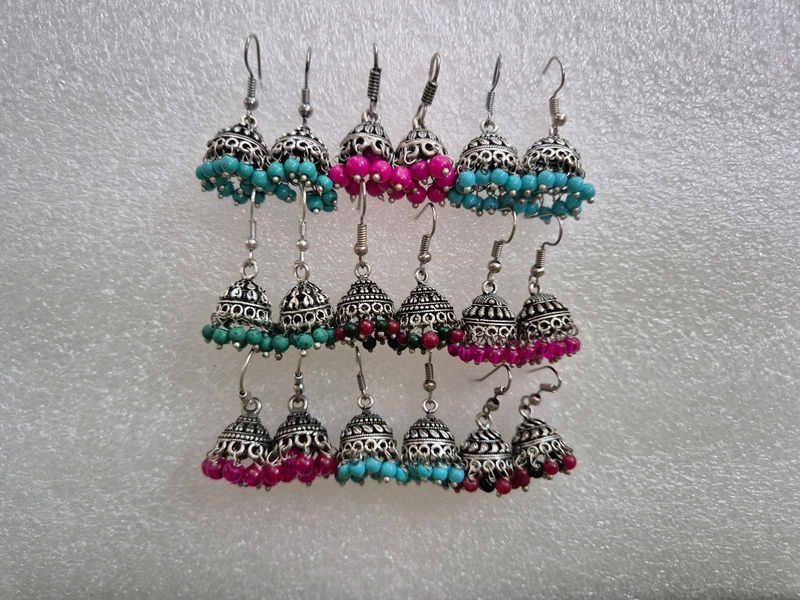 Boho Jhumka Earrings Set-PICK ANY 2 SETS FOR ₹99