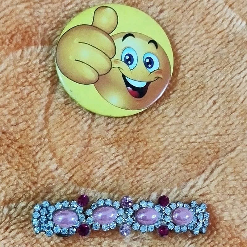 💝 PINK COLOR HAIR CLIP🤩