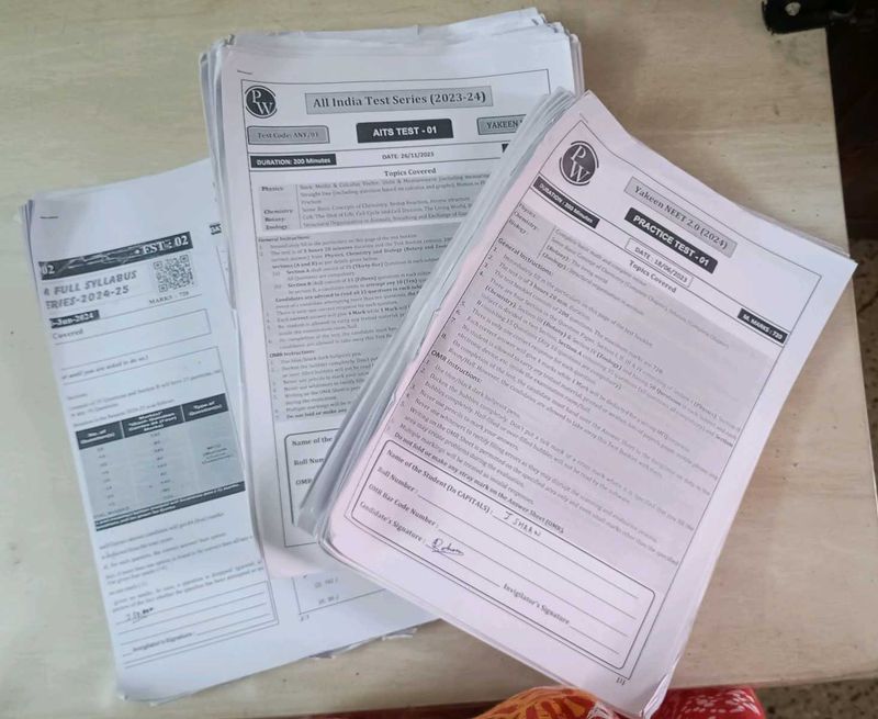 PW NEET 2023-24 Test Series Papers
