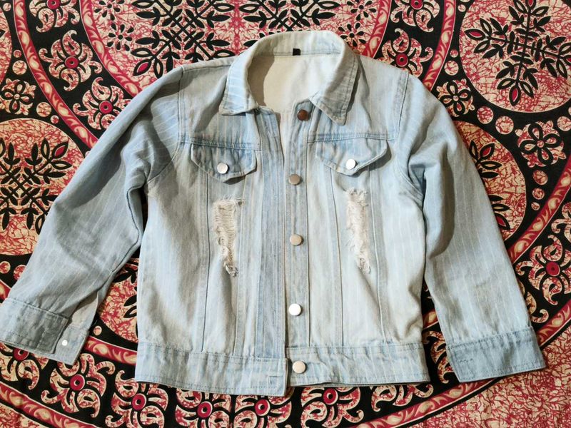 Trendy Jeans Jacket