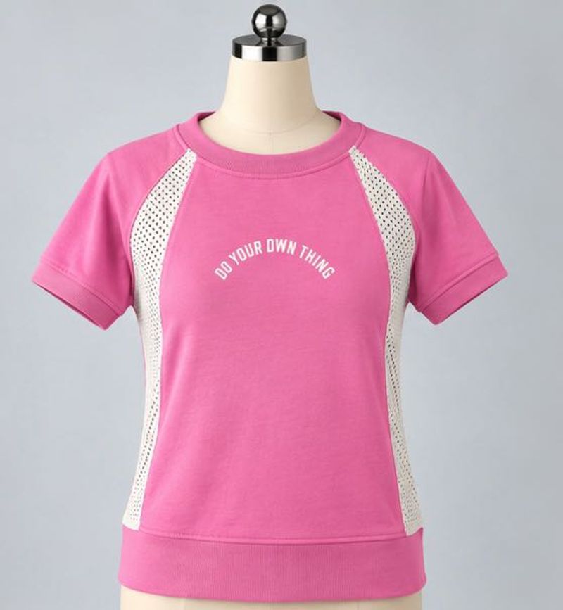 Pink Graphic T-Shirt from Westside