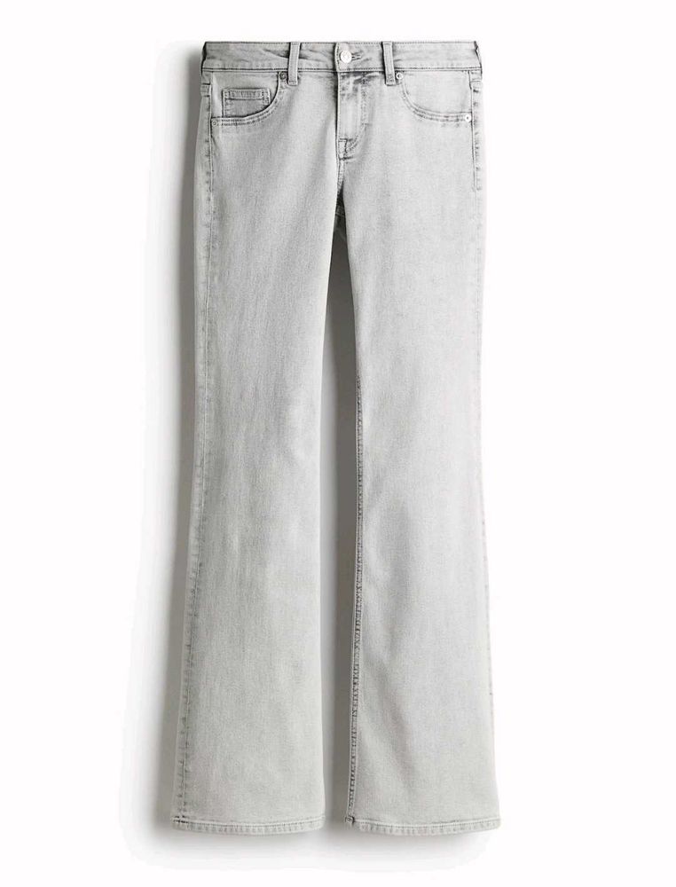 H&amp;M Light Grey Flare Jeans