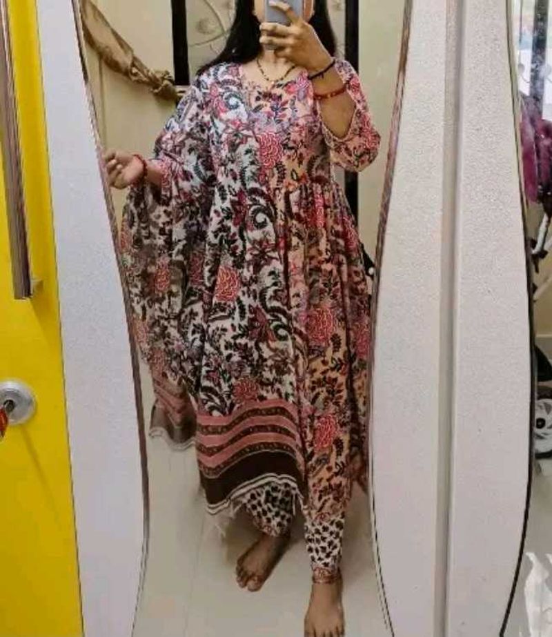 Beautiful Printed Kurta Set with Dupatta
