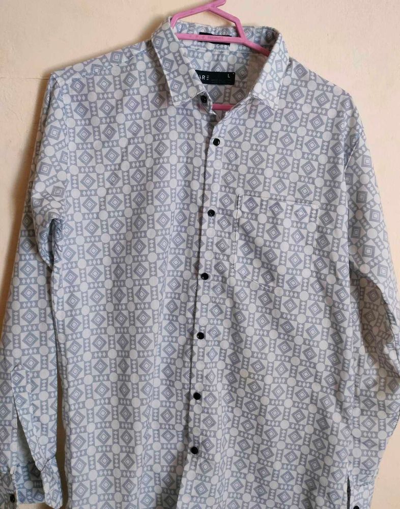 patterned mens shirt