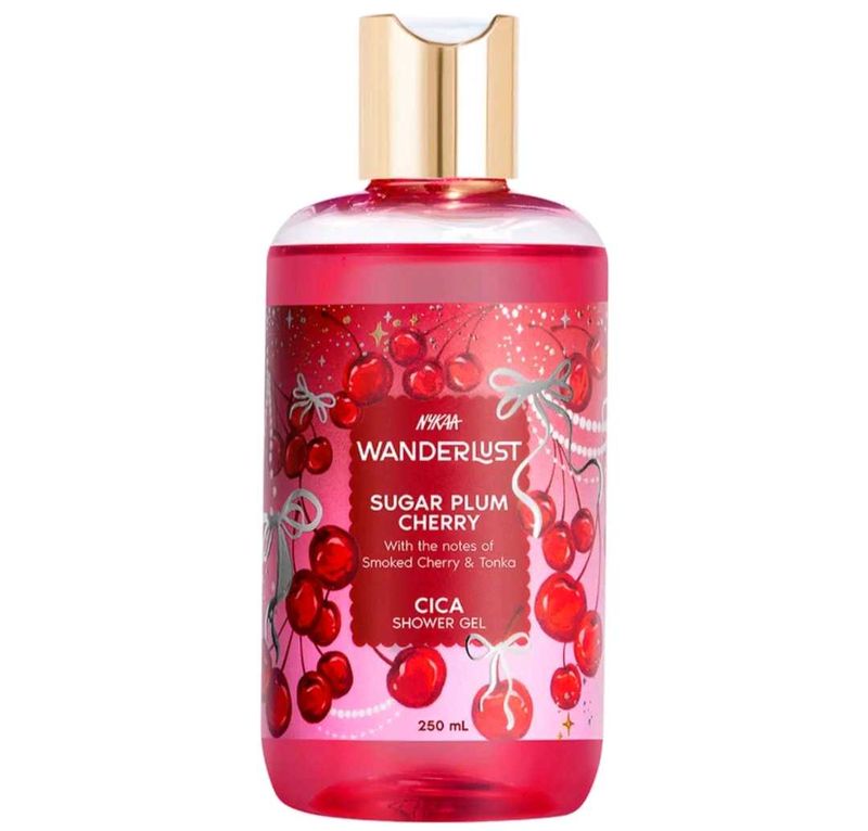 Plum Cherry Perfume Shower Gel