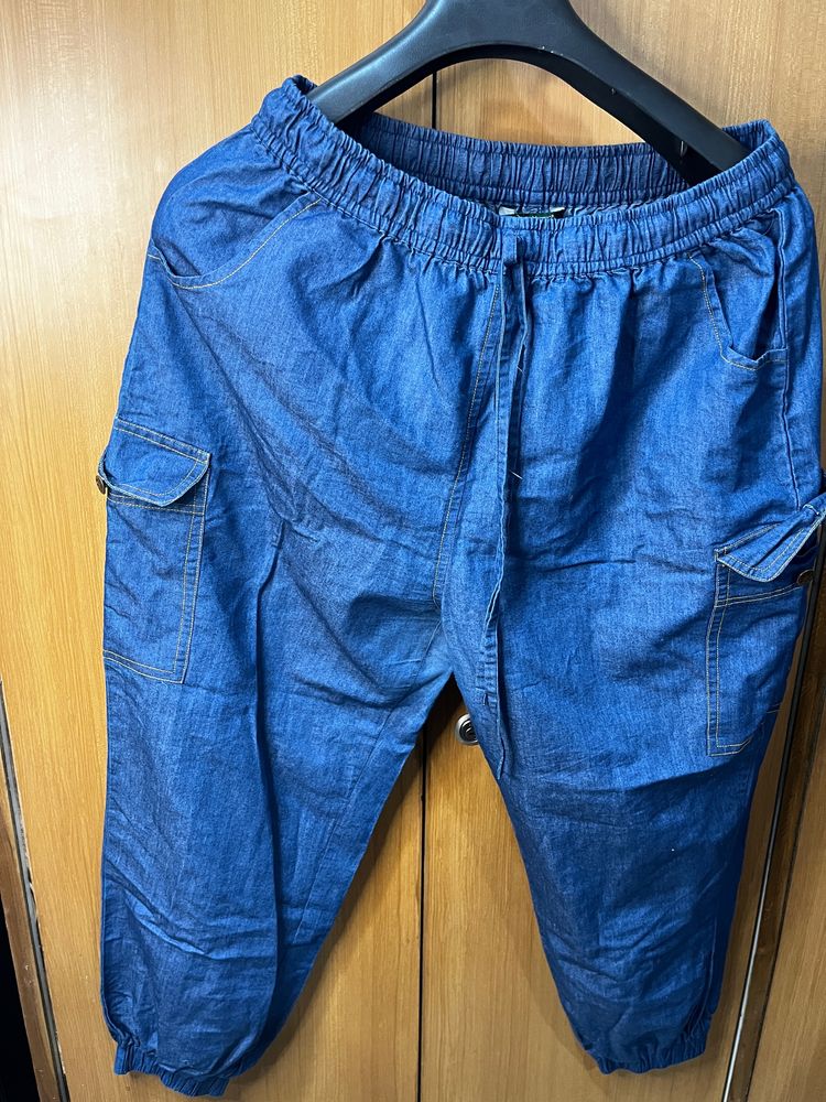 Denim Style Joggers