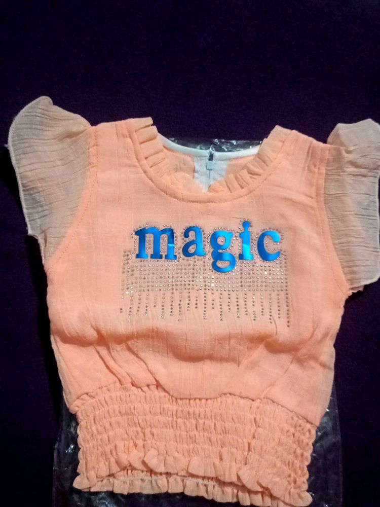 Beautiful Top And Bottom ❤️❤️ Baby Girl Dress