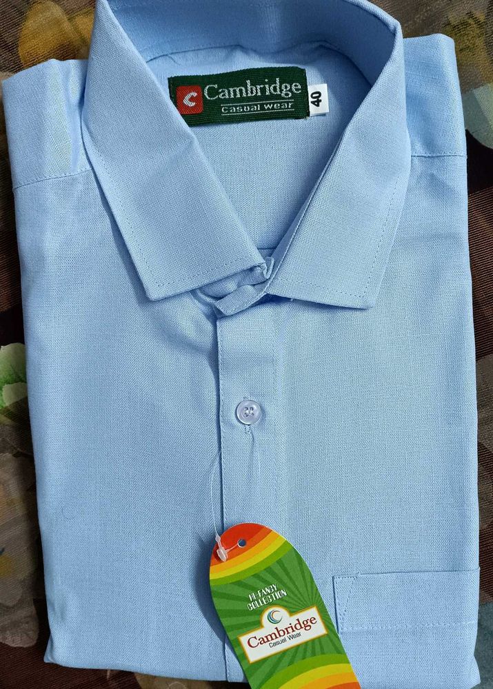 Cambridge Casual Sky Blue Shirt