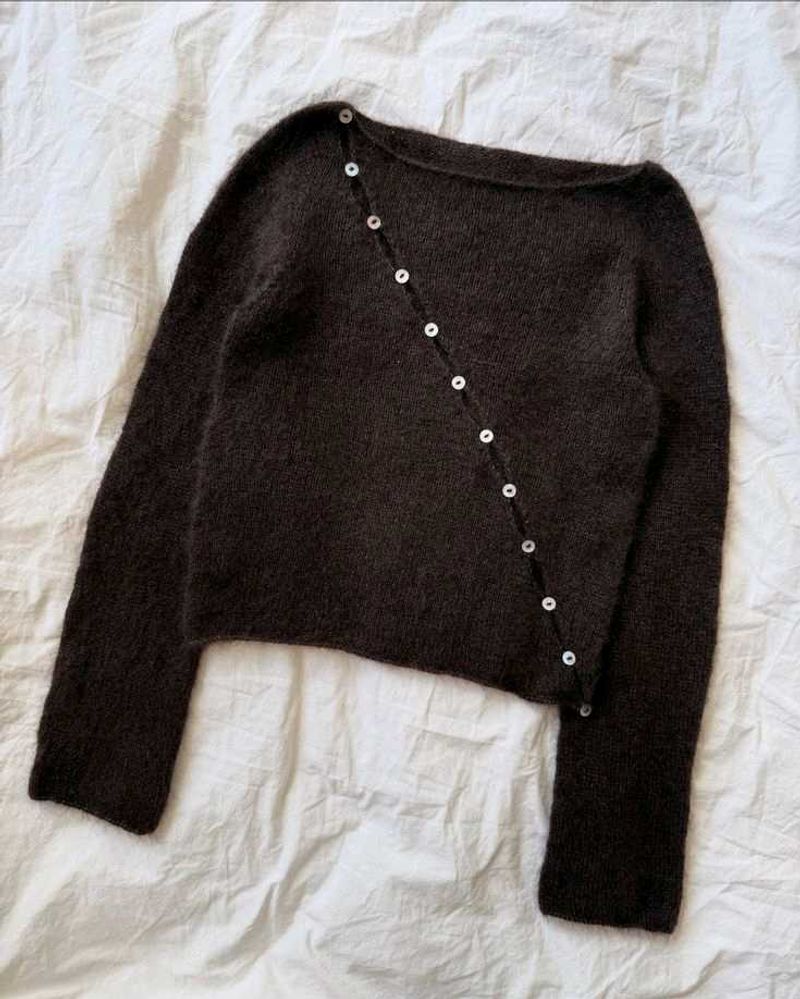 Chic Button-Detail Knit Sweater