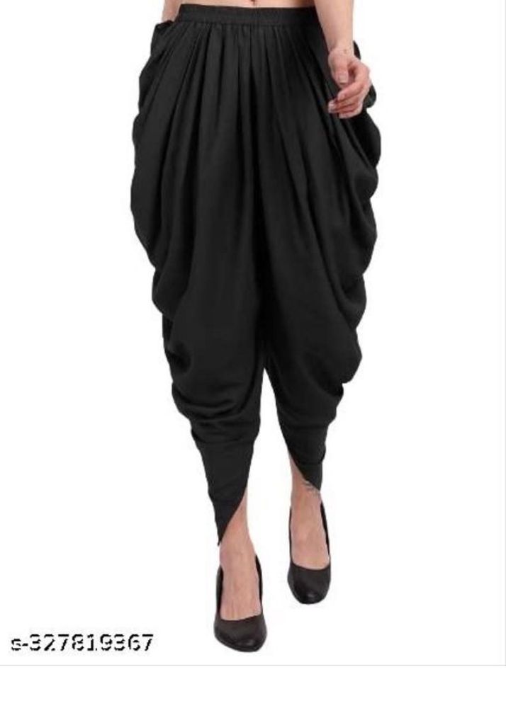 Stylish Black Dhoti Pants