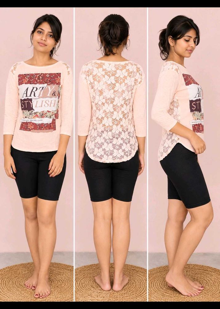 Arty &amp; Stylish Floral Print Top