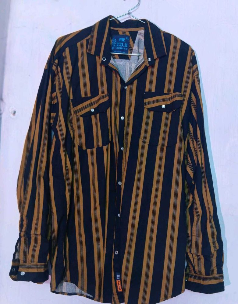Striped Men/Women Long Sleeve Shirt