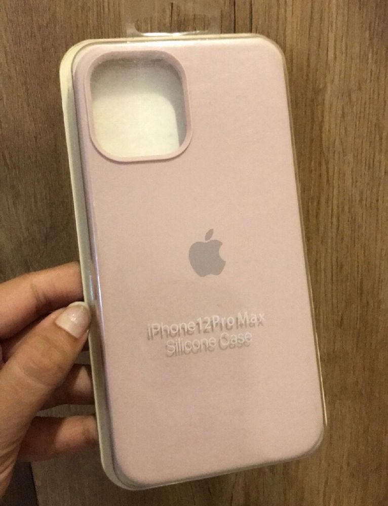 IPhone12ProMax Beige Colour Silicone Phone
