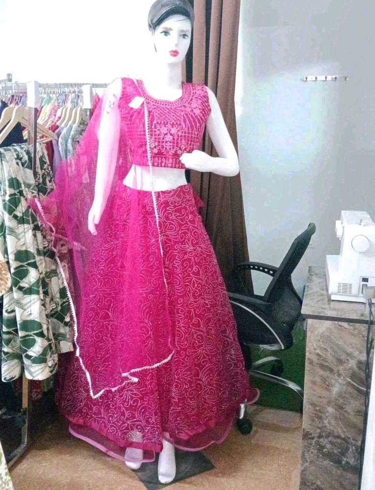 Stunning Embroidered Lehenga Choli Set