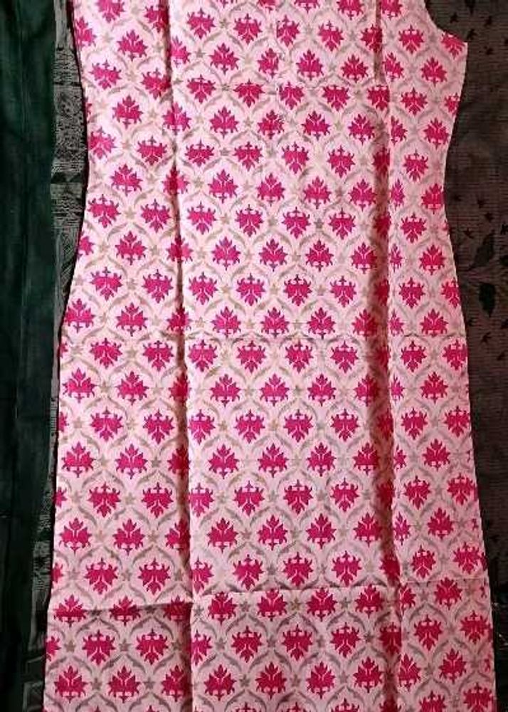 Sleeveless Peach Colour Kurta