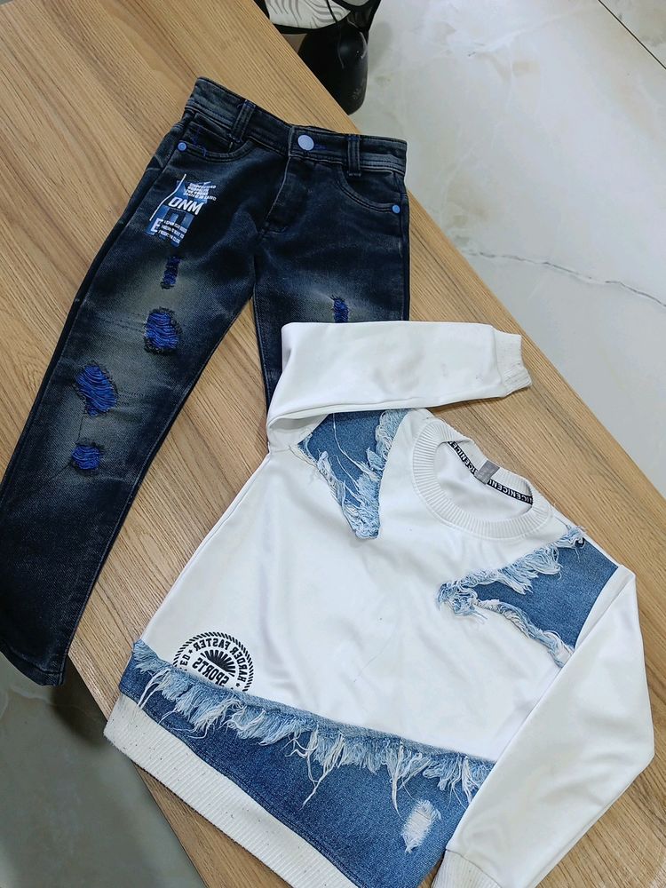 Boys Jeans And T-shirt