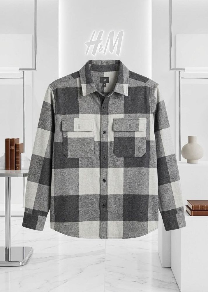 H&amp;M Men's Checkered Flannel Shirt