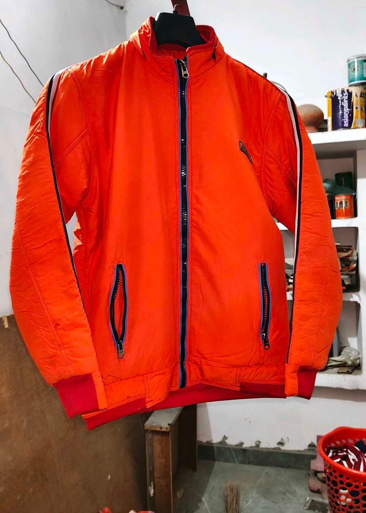 Orange Padded Jacket