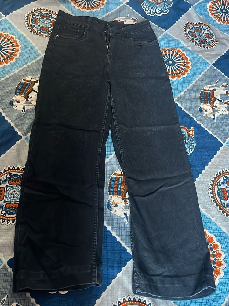 Black Wide Leg Jeans