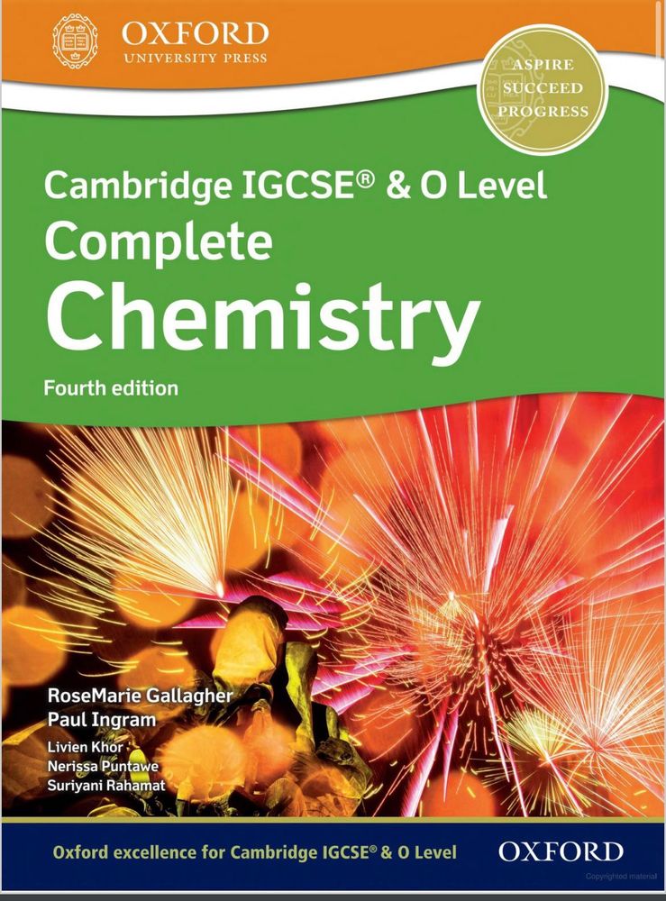 Chemistry IGCSE and O Level Fourth Edition