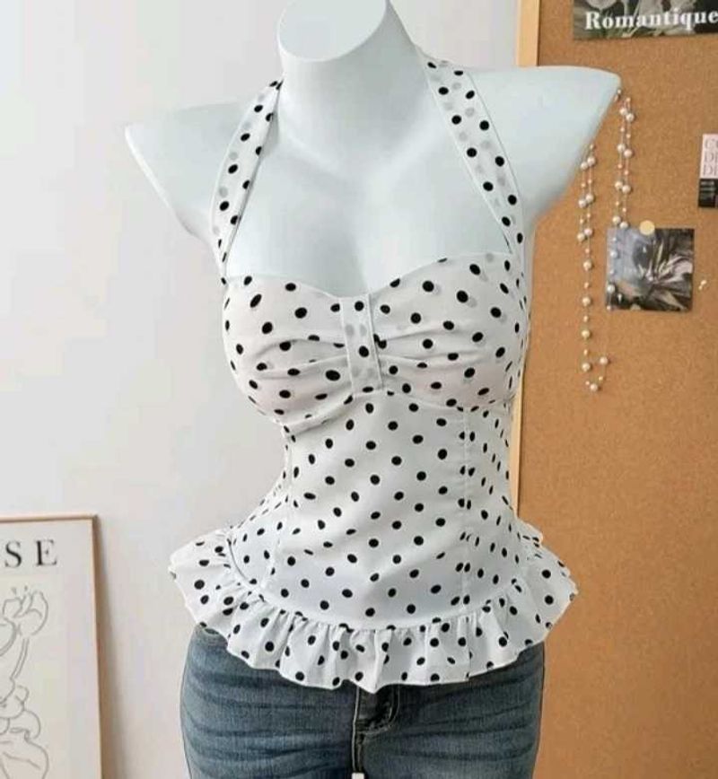 Ruffle Halter Top