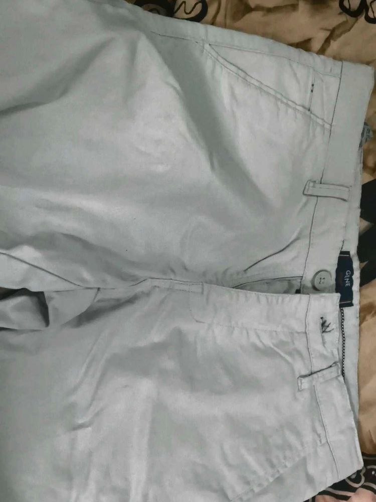 Light Grey Casual Pants