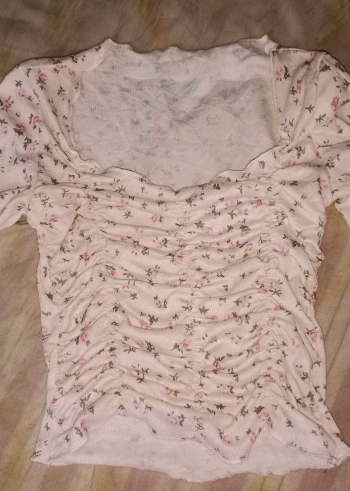 Floral Smocked Top