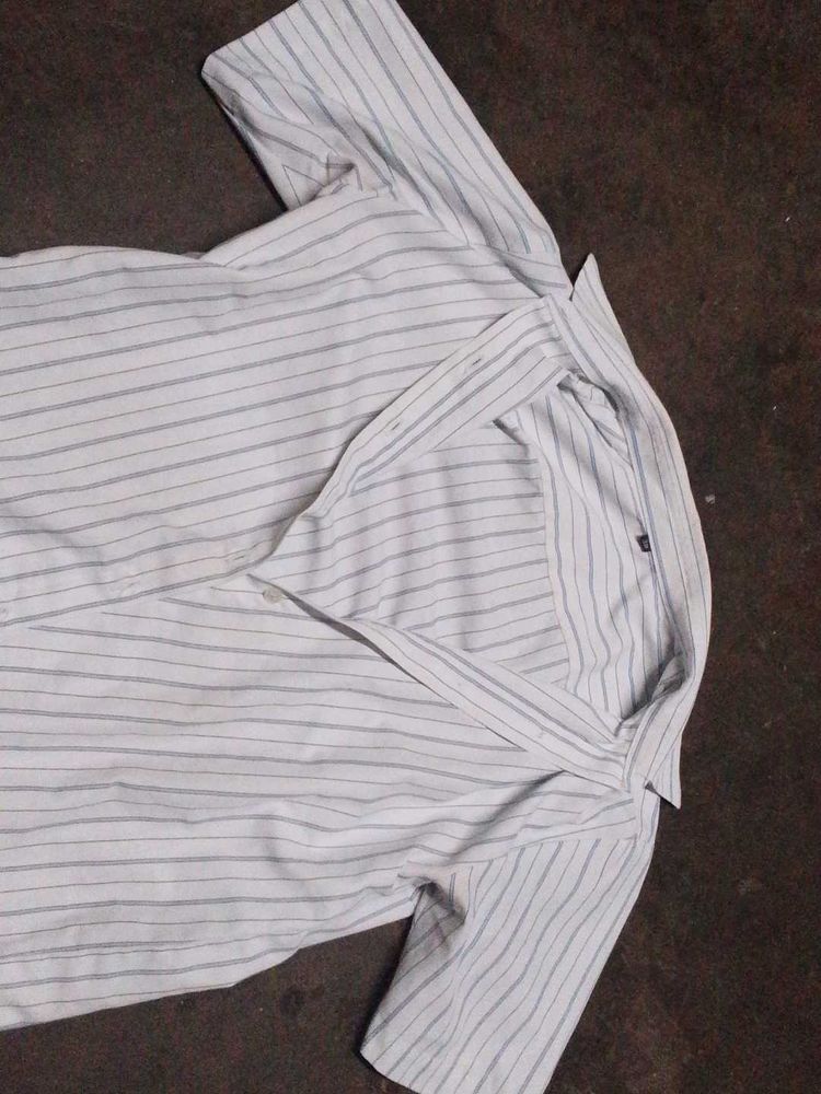 Men's Striped Short Sleeve Shirt