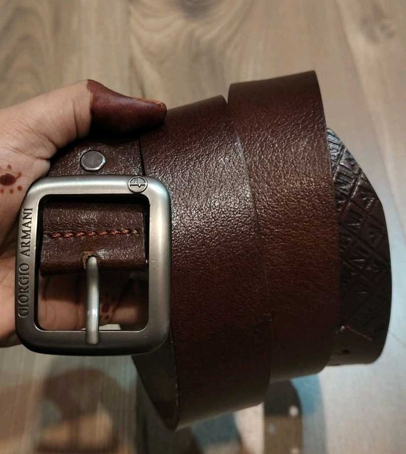 Giorgio Armani Leather Belt