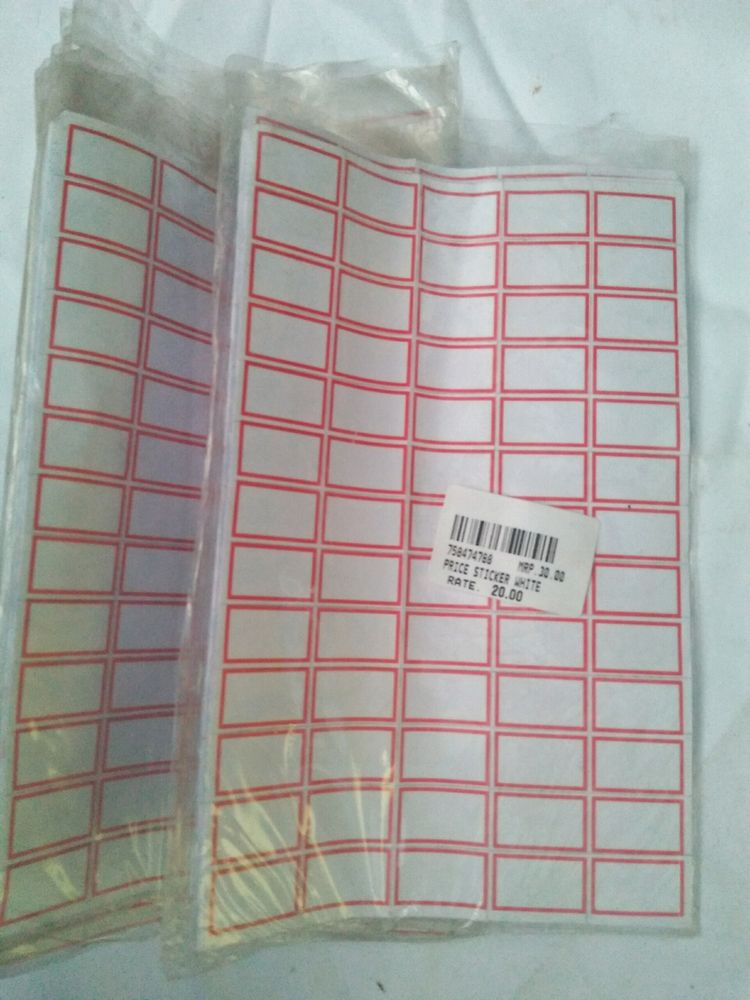 Price Stickers And Tags