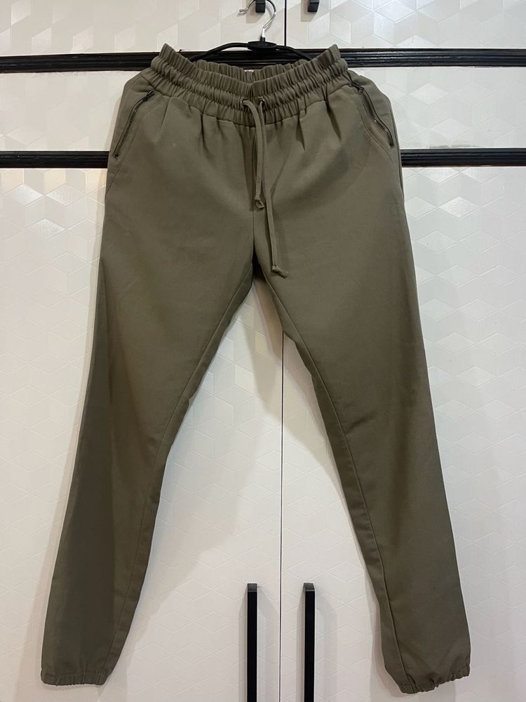 Stylish Olive Green Joggers