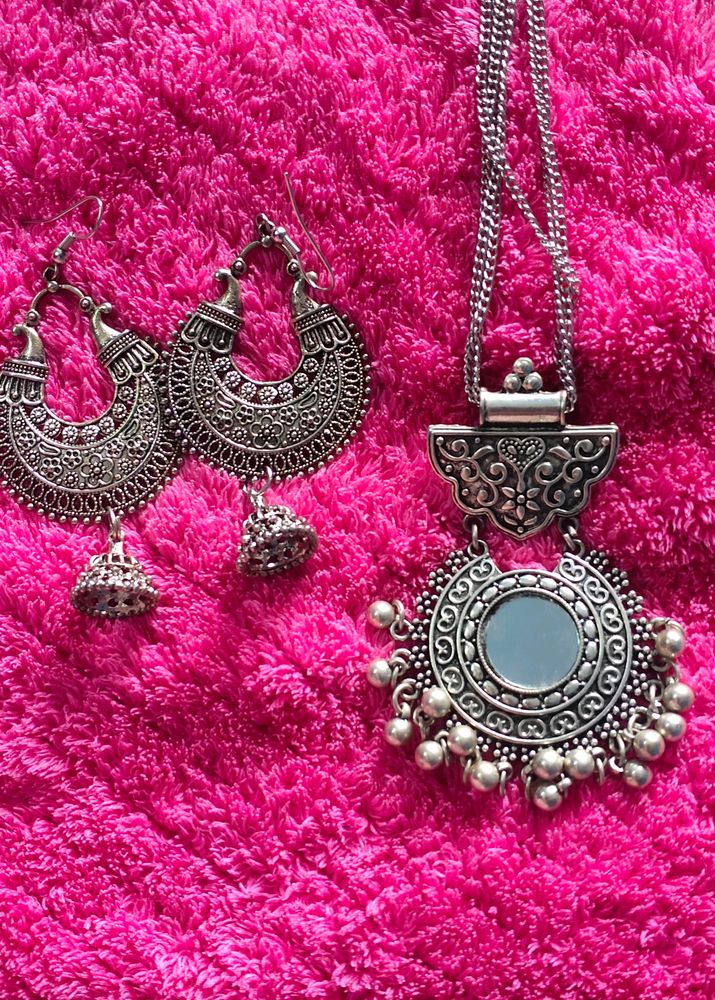 Oxidized Jewellery Set