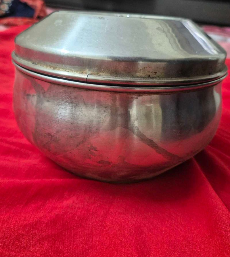 Vintage Stainless Steel Container