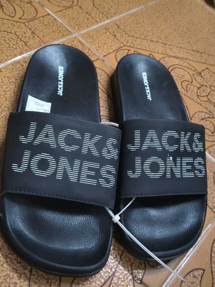 Jack &amp; Jones Black Slides